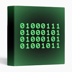 Classeur Code binaire pour le GEEK