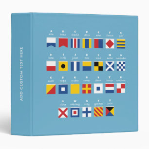 Classeur Code international d'alphabet de signaux