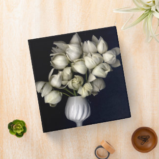 Classeur "Coeur blanc en noir"