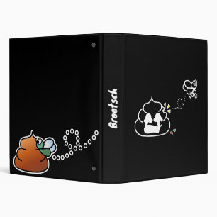 Classeur Coeur brisé Poop - Brootsch le PooPoo