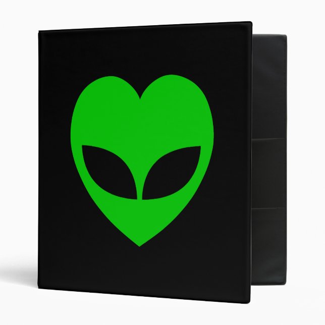 Classeur Coeur d'amour Alien (Devant/intérieur)