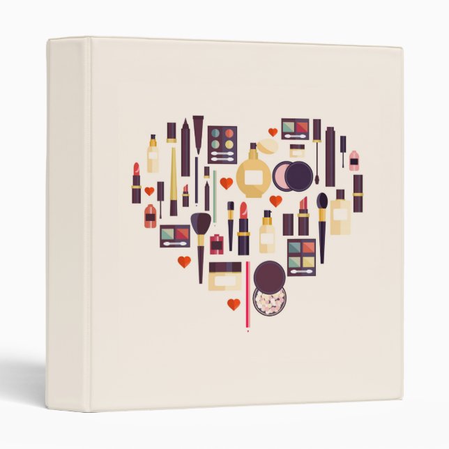 Classeur Coeur de Comestics (Devant/Côté)
