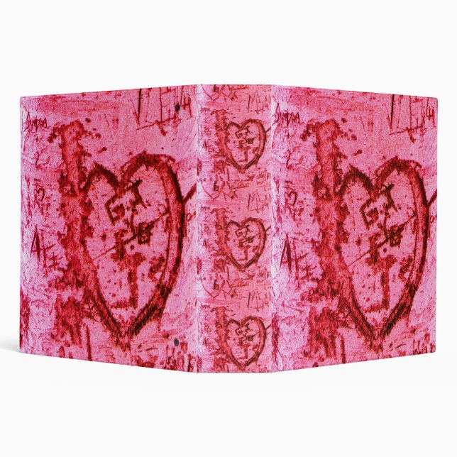 Classeur Coeur de graffiti d'arbre rose (Arrière-plan)