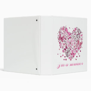 Classeur coeur papillon im un survivant du cancer du sein