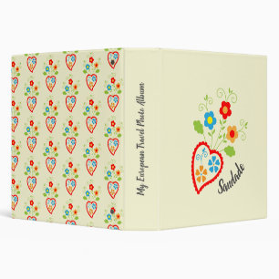 Classeur Coeur populaire portugais avec mot saudade