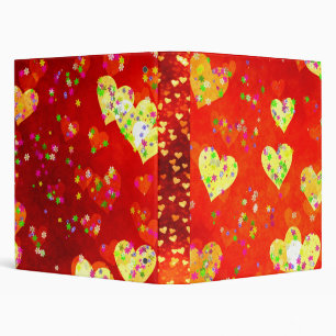 Classeur Coeurs et fleurs