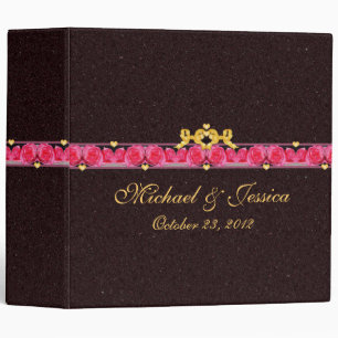 Classeur Coeurs et Rose