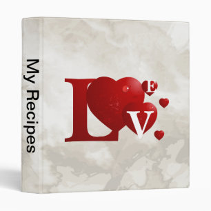 Classeur Coeurs L.O.V.E.