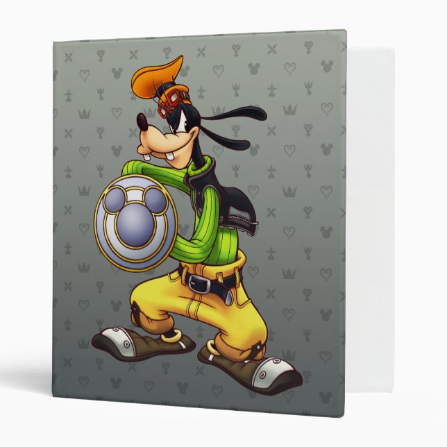 Classeur Coeurs royaux | Royal Knight Capitaine Goofy (Devant/intérieur)