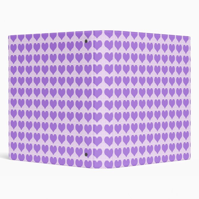 Classeur Cœurs violets (Arrière-plan)