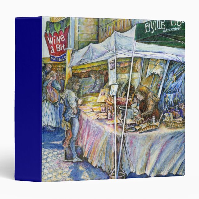 Classeur Coin de Flying Pig Farm et Wine a Bit. (Devant/Côté)