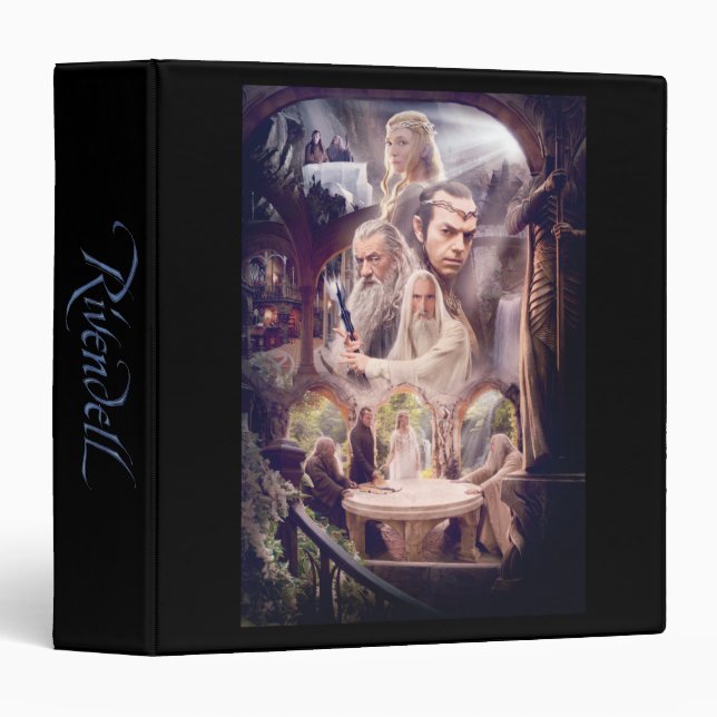 Classeur Collage de caractères Rivendell (Devant/Côté)