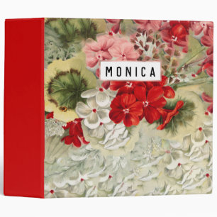 Classeur Collage floral