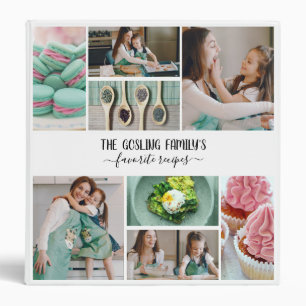 Classeur Collage photo blanc Recettes de la famille