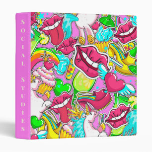 Classeur Collage Pop Art