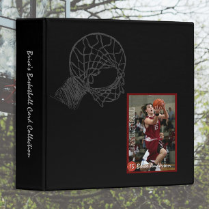 Classeur Collecteurs de cartes de basket-ball Album foncé