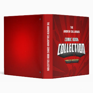 Classeur Collection de bande dessinée personnalisée
