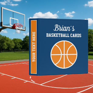 Classeur Collection de cartes de basket-ball personnalisées
