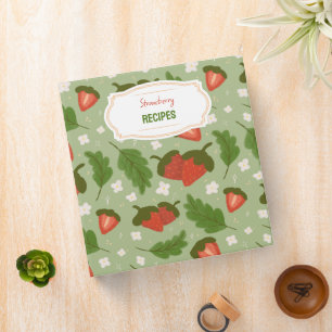 Classeur Collection de Motifs de paniers de fruits - Fraise