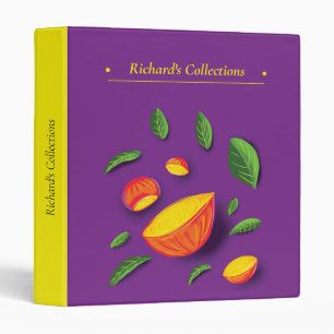 Classeur Collection de peinture artistique Fruit d'été Citr