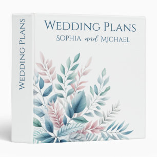 Classeur Coller les plans de Mariage botanique -