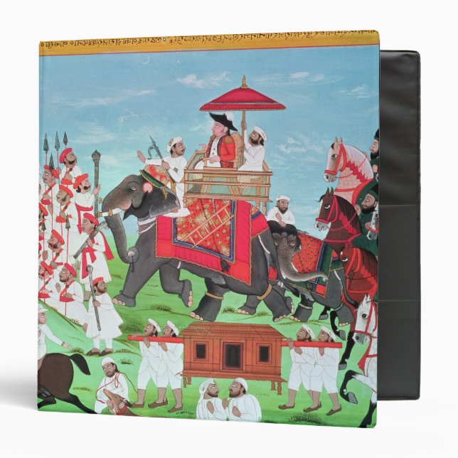 Classeur Colonel James Todd voyageant par l'éléphant (Devant/Intérieur)