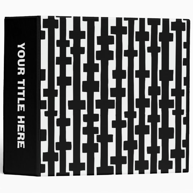 Classeur Colonnes Abstraites (2,0 po) (Devant/Côté)