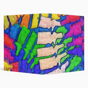 Classeur coloré d'Avery d'art d'épine