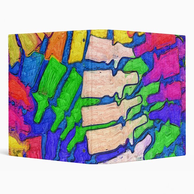 Classeur coloré d'Avery d'art d'épine (Arrière-plan)