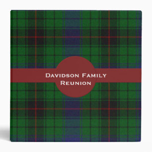 Classeur coloré Davidson Tartan Plaid