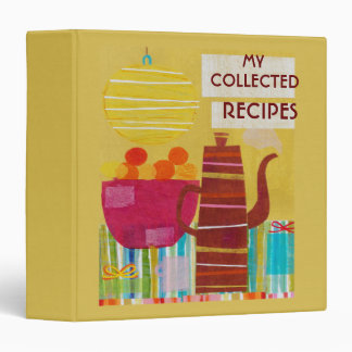 Classeur coloré de recette de cuisine