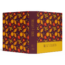 Coloré Wild Brown & Jaune Motif botanique