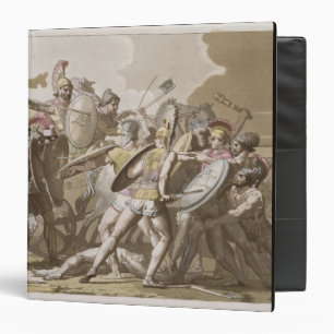 Classeur Combat de Grecs et de Trojan au-dessus du corps de
