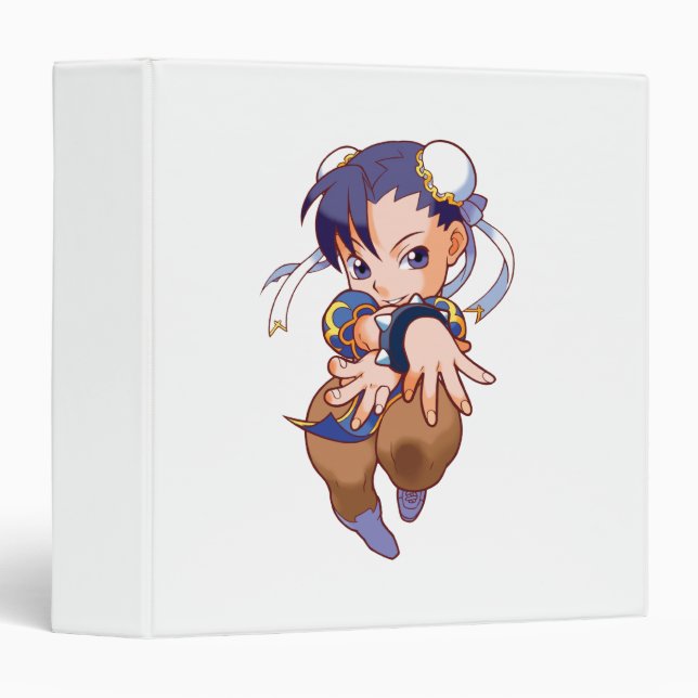 Classeur Combattant Chun-Li de poche (Devant/Côté)
