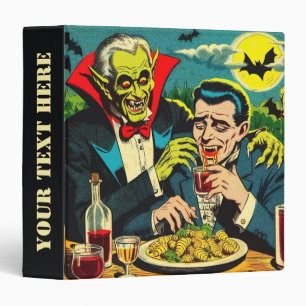 Classeur Comics Vampire d'horreur vintage