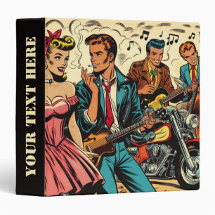 Classeur Comics Vintage Rock and Roll des années 1950