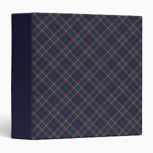 Classeur Commonwealth de tartan du Massachusetts