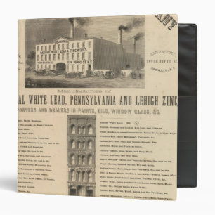 Classeur Compagnie nationale de plomb et de zinc blancs