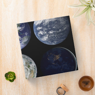 Classeur Comparaison D'Image De Vues Iconiques De La Planèt