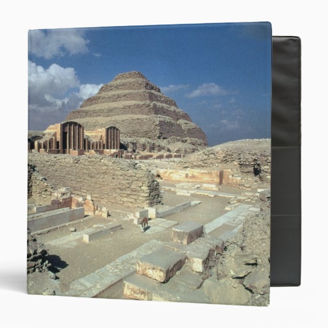 Classeur Complexe de Djoser comprenant la pyramide d'étape (Devant/Intérieur)