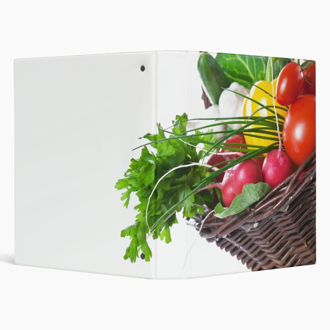 Classeur Composition avec des légumes crus (Arrière-plan)