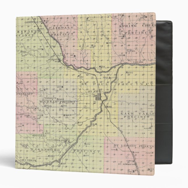 Classeur Comté de Howard, Nebraska (Devant/Intérieur)