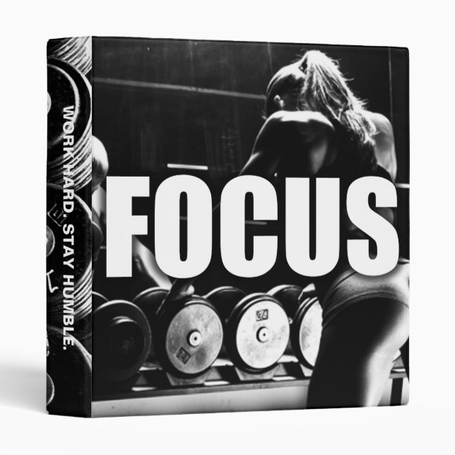 Classeur CONCENTRE - Motivation de l'entraînement des femme (Devant/Côté)