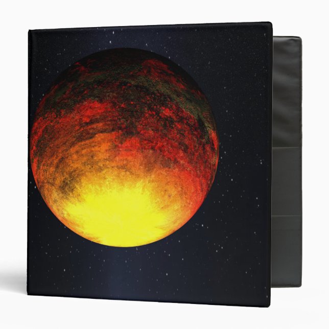 Classeur Concept artistique de Kepler-10b (Devant/Intérieur)