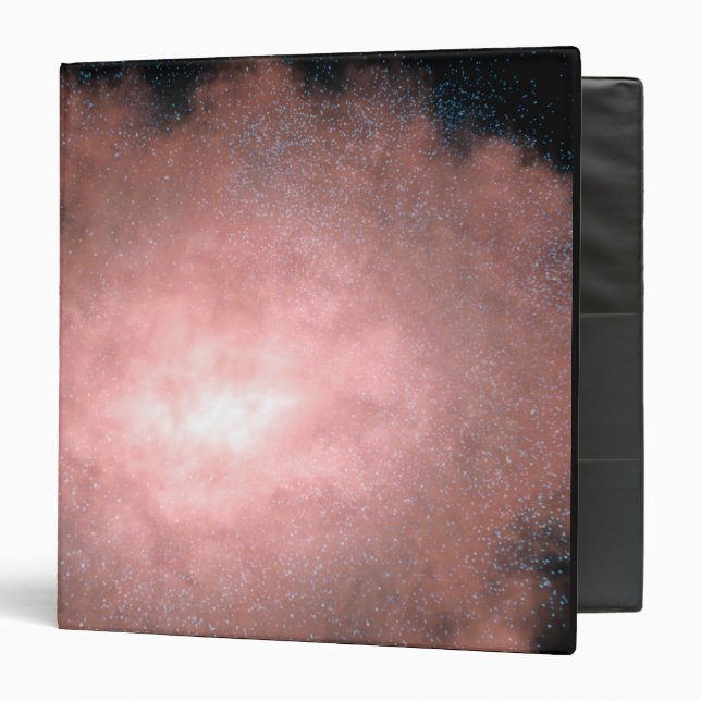 Classeur Concept de ce qu'une galaxie poussiéreuse et brill (Devant/Intérieur)