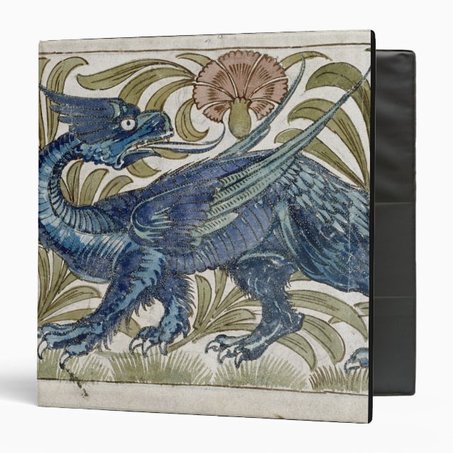 Classeur Conception de "dragon" pour une tuile (la semaine (Devant/Intérieur)