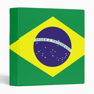 Classeur Conception de drapeau du Brésil