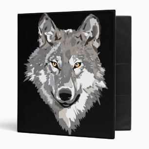 Classeur Conception de loup gris