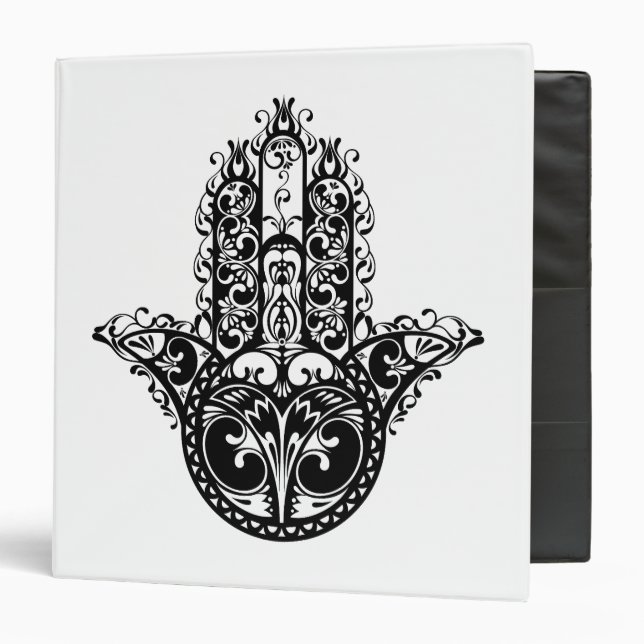 Classeur Conception décorative de Hamsa (Devant/Intérieur)