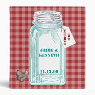 Classeur Conception rouge de mise en boîte vintage de